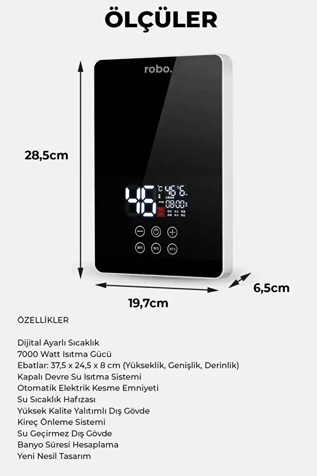 Dijital Akıllı Şofben